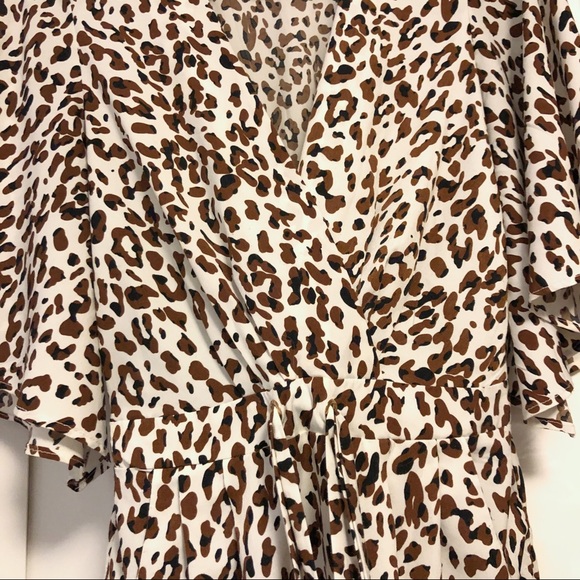 🟡Cute summer dress (knee length) animal print - Picture 2 of 7